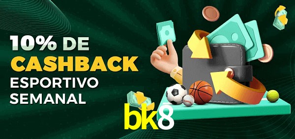 10% de bônus de cashback na bk8